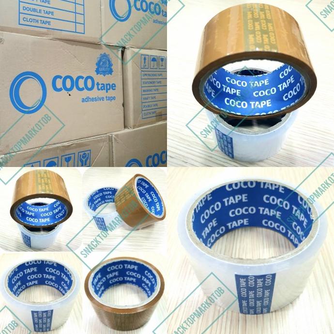 

Lakban COCO Blue Core 2Inch (45mm) ECO MURAH LENGKET per Dus isi 72pcs