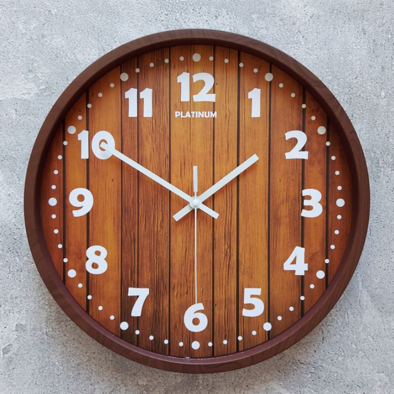 Jam Dinding Kayu Jam Dinding Wood Vintage kayu Wooden Minimalis Unik klasik
