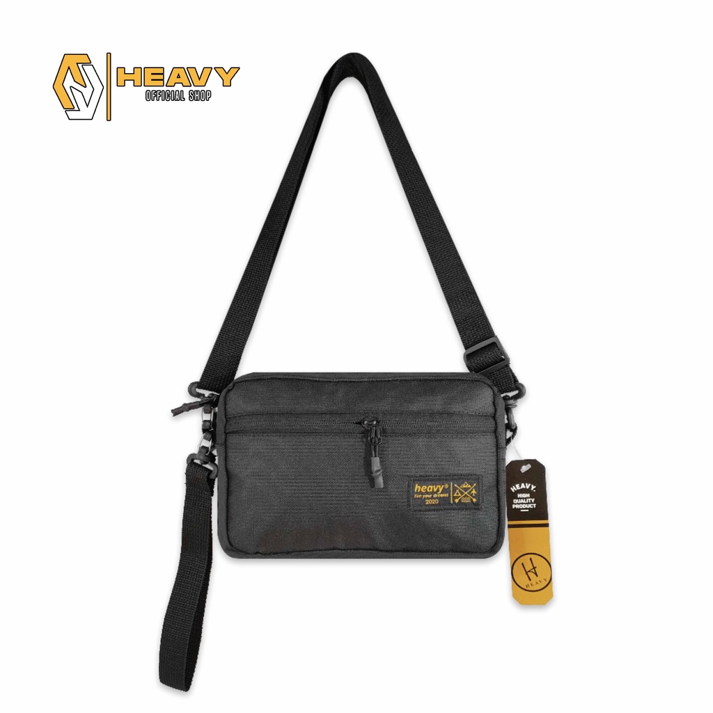 Tas Selempang Heavy Original - Pouch Bag Casual - Heavy - Handbag Clutch Pria / Wanita