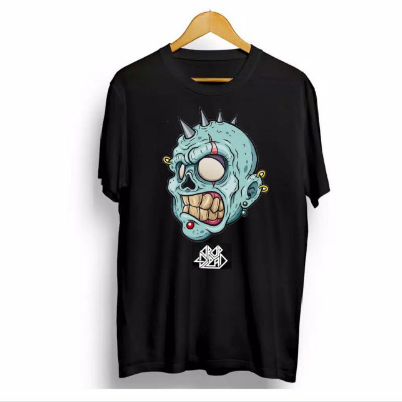 KAOS DISTRO METAL MUSIK DROPDEAD / KAOS DROP DEAD BAND 100% PREMIUM UNISEX