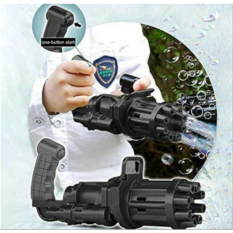bubble gun pistol air gelembung balon busa sabun tembakan air hadiah unik mainan unik balon air