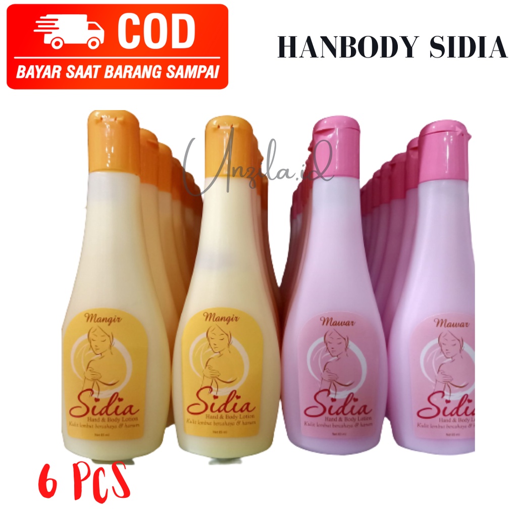 TERMURAH HANDBODY LOTION SIDIA WANGI HARUM VARIAN MAWAR DAN MANGIR