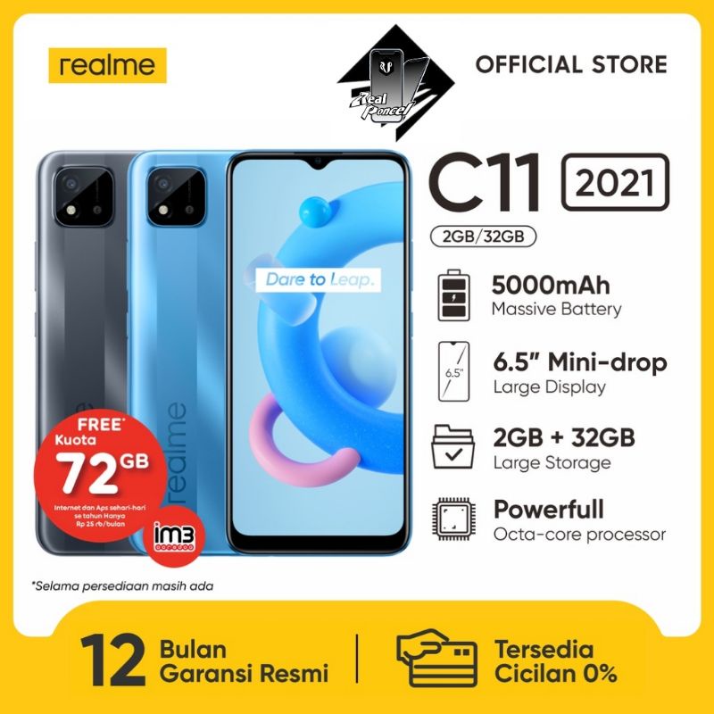 REALME C11 2021 RAM 2GB ROM 32GB