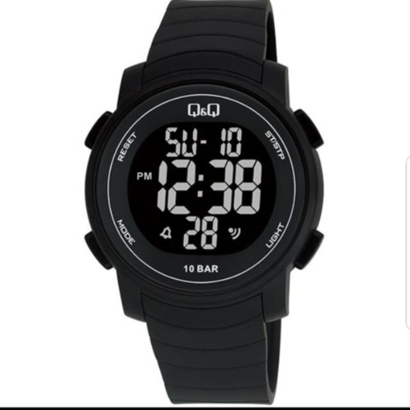 Q&amp;Q QnQ QQ Original Jam Tangan Pria Digital Rubber - M122 M122J Water Resist 10 BAR