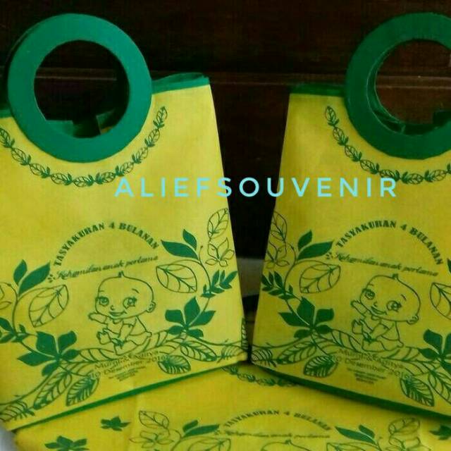 Tas hantaran berkat pegangan bulat tas hajatan acara pernikahan