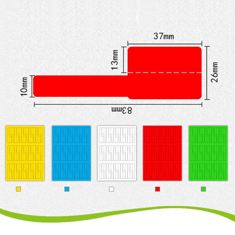 30Pcs Stiker Label Identifikasi Anti Air dengan Printer Laser