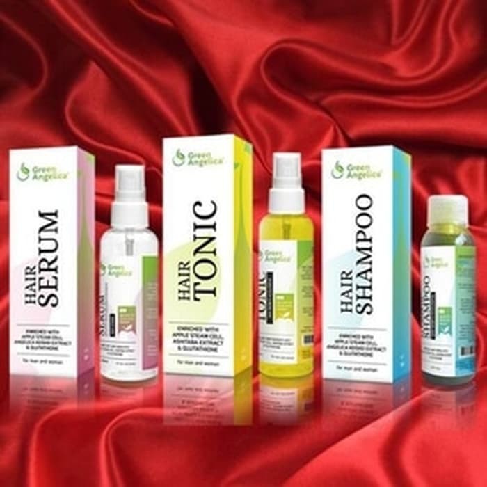 TERLARIS Perawatan Rambut Rontok dan Botak Alami Green Angelica [ORIGINAL]