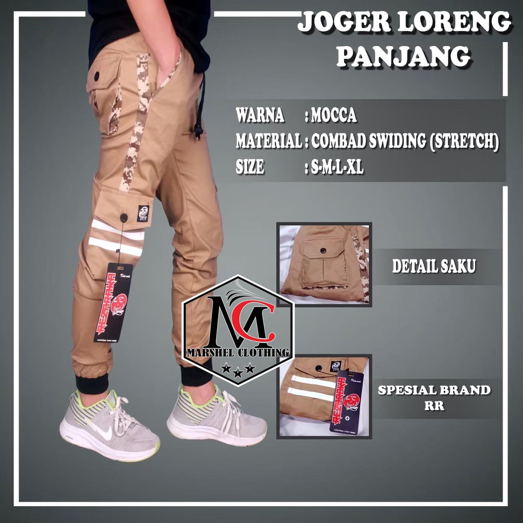 RCL - Chimmyshopid - Avolet Celana Jogger Cargo / Celana Panjang Jogger Cargo S.M.L.XL