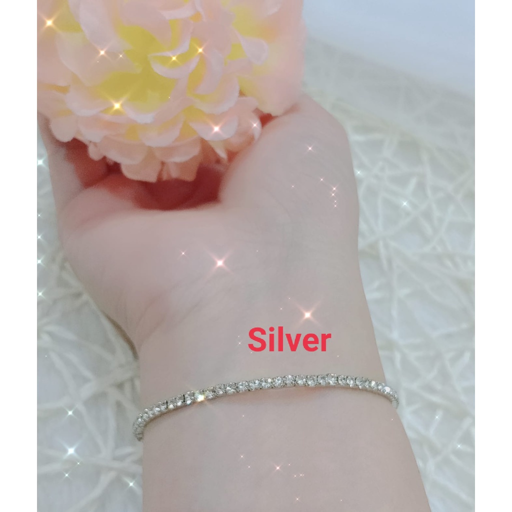 GELANG BANGLE KOREA SWAROSKI /AKSESORIS FASHION/BANGLE