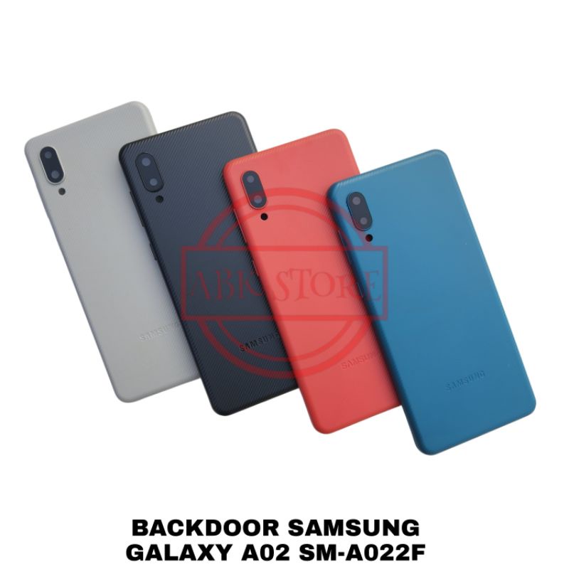 TUTUP BELAKANG BACKDOOR HOUSING SAMSUNG GALAXY A02 A022F BACKCOVER BACK CASING