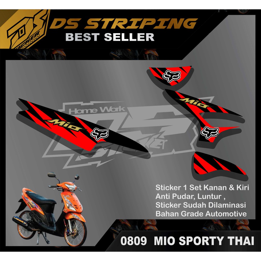 GPSS ds 0809 Stiker Striping Mio Sporty List variasi