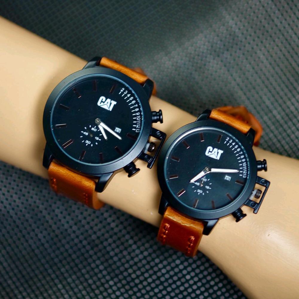 Jam Tangan Couple CATERPILLAR CAT4593 Kulit