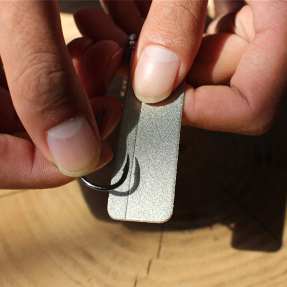 Pengasah Mata Kail Pancing Mini Super Keras Untuk Outdoor / Camping