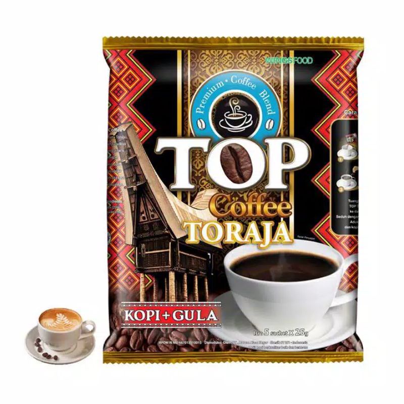 Top Coffe Toraja 12 x 25gr