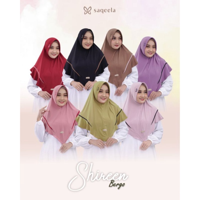 SHIREEN BERGO ORI SAQEELA HIJAB MURAH
