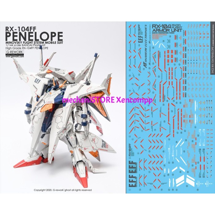 Water Decal HG Penelope Gundam by G-REWORK