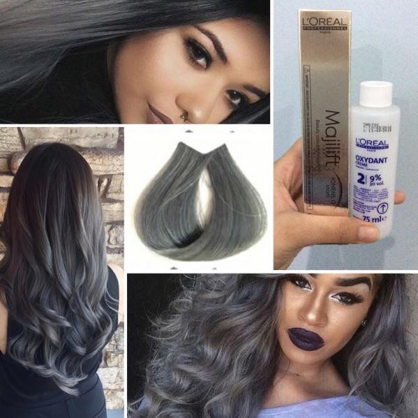 ╔{HOT PROMO} L'oréal Majilift Very Light Brown 12.11 Ash Blonde Grey Abu-Abu Silver Loreal Hair Dye