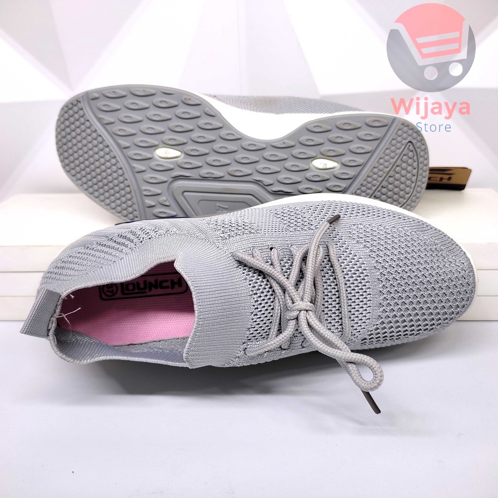 Sepatu Wanita Sneakers Rajut Import Olahraga dan Kasual dengan Sentuhan Fashionable