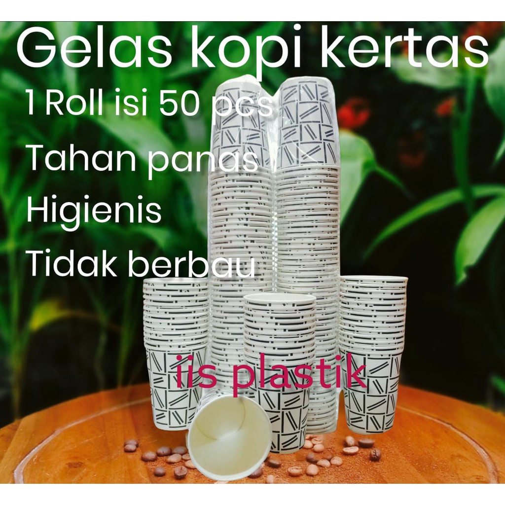 Gelas kertas tahan panas / paper cup