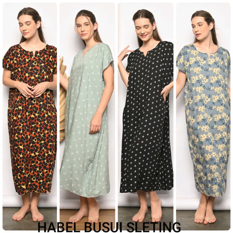 Daster RAYON  BUSUI  HABEL  SEMATA KAKI  lengan pendek/Asli termurah dari smua toko