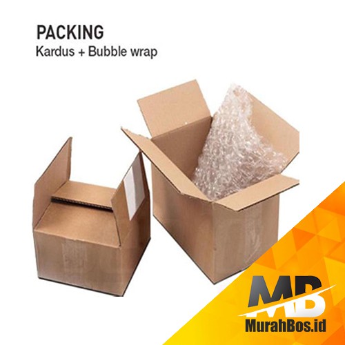 

EXTRA PACKING 3 IN 1 (BUBBLE WRAP + KARDUS + PLASTIK)