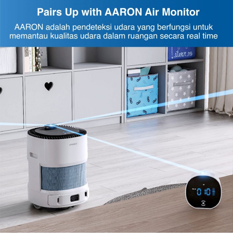 Ecovacs AIRBOT AVA Air Purifier Portable Robot Pemurni Udara Portabel