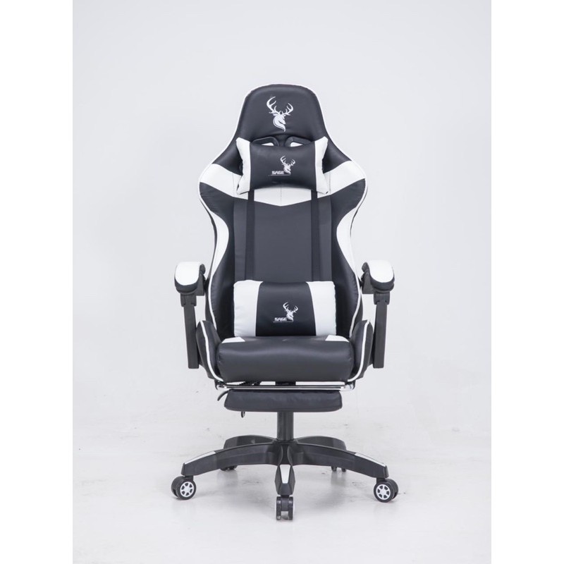 GAMING CHAIR SAGE SG-168 WITH FOOTREST KURSI GAMING