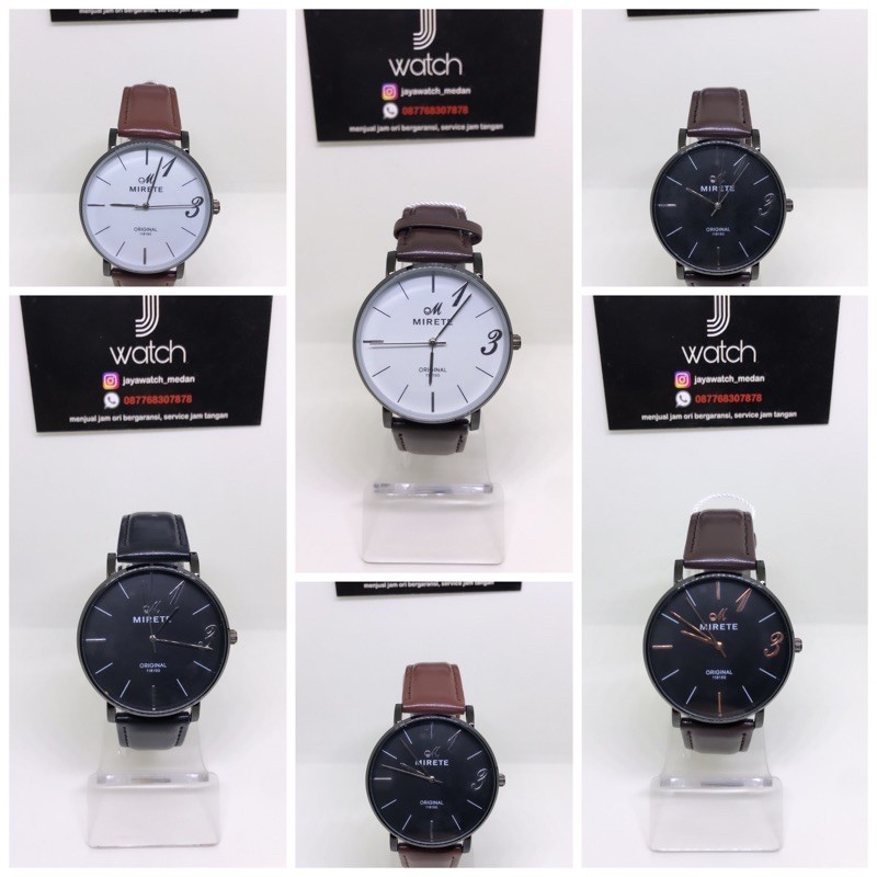TERBARU JAM TANGAN MIRETE ORIGINAL JAM TANGAN KULIT PRIA