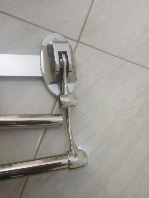 Rak Handuk Lipat Minimalis 2 Susun Fio 2020- Gantungan Stainless Double Towel Rack Fiorentino