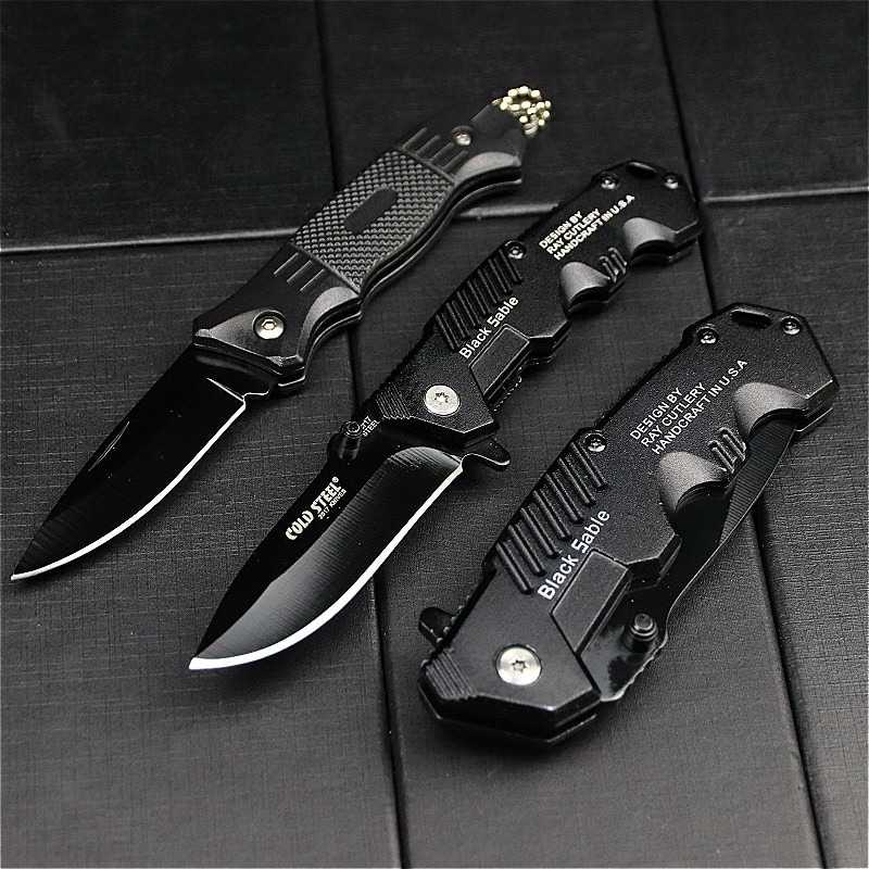 (BISA COD) RVOSTR PEGASI Pisau Lipat Tactical Folding Knife Survival Camping EDC SR-ZDD1