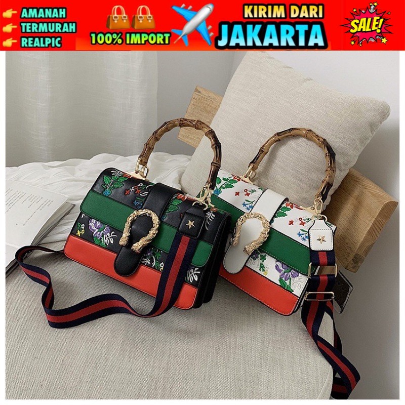 TI 3007 -  TAS SELEMPANG WANITA IMPORT MURAH BATAM  KONDANGAN PESTA WANITA KOREA  - A