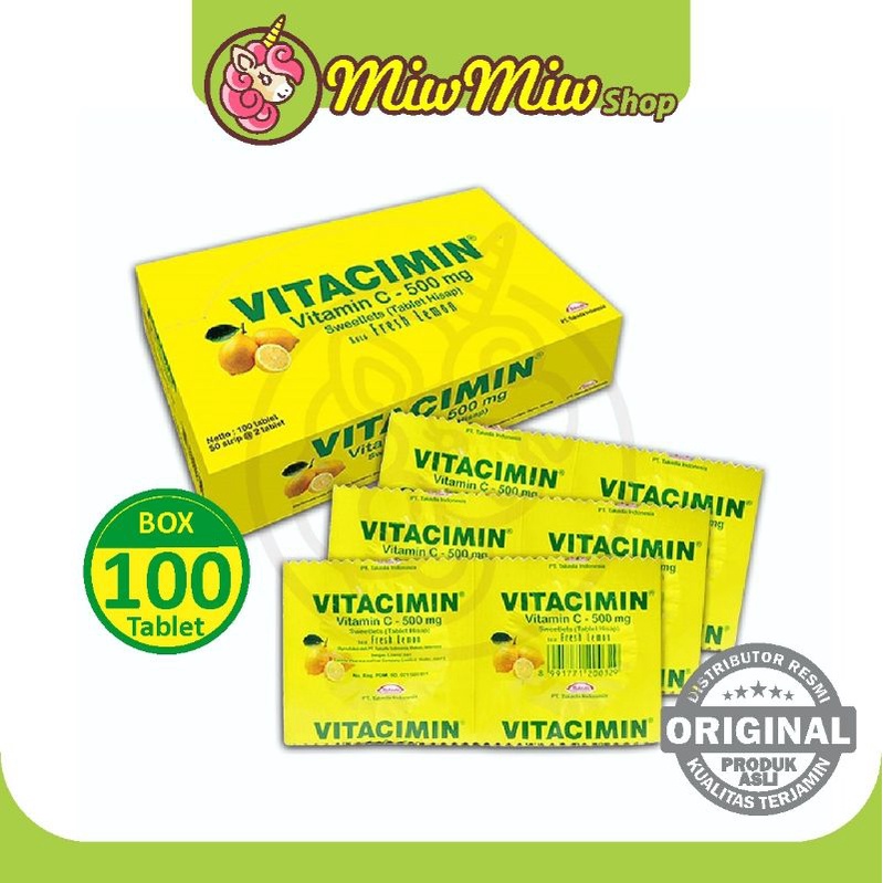 Vitacimin Lemon 100 tablet