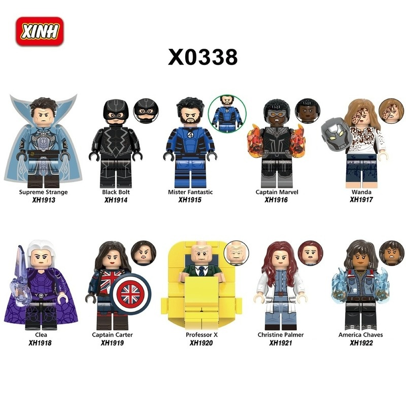 X Minifigures Action Figures XH0338 Karakter Doctor Strange Wanda Clea Clea Marvel Christine Palmer