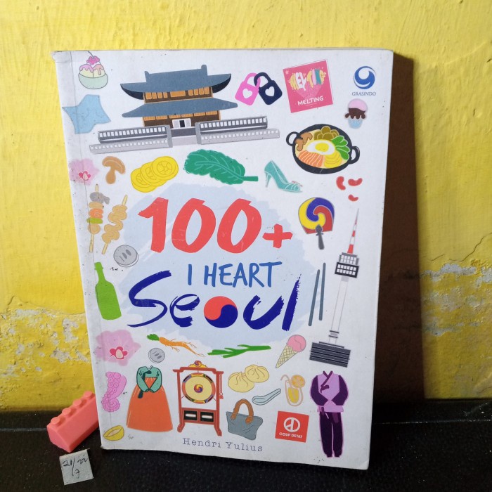 buku referensi 100 i heart Seoul by Hendri Yulius 218 hal