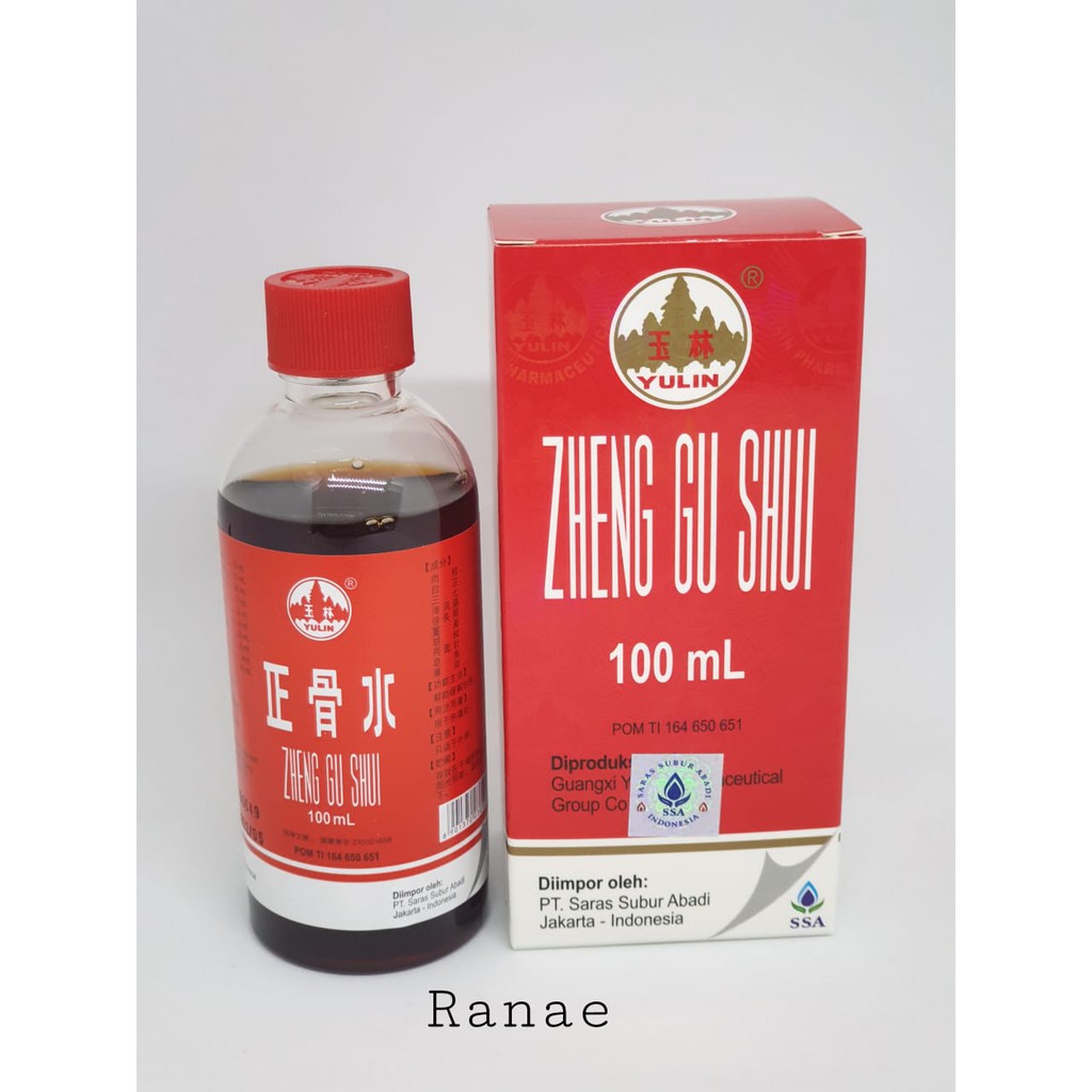 100ml Zheng GU Shui Zhen Gu Shui Zhenggushui Obat Gosok PT SSA