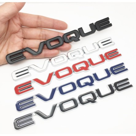 Emblem EVOQUE stiker metal Logo EBLM011