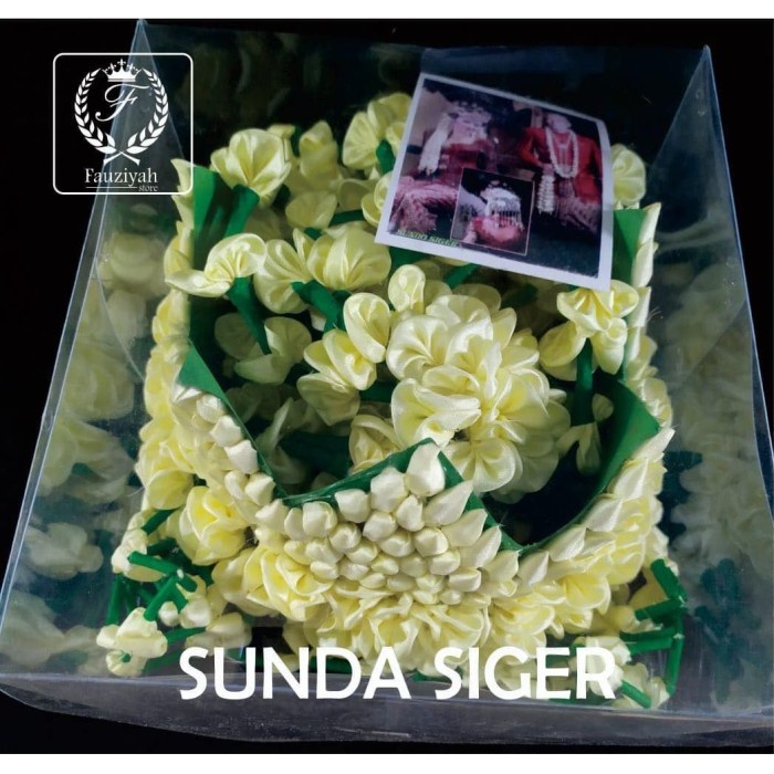 Bunga Pengantin Palsu - Ronce Melati Imitasi Sunda Siger / Murah