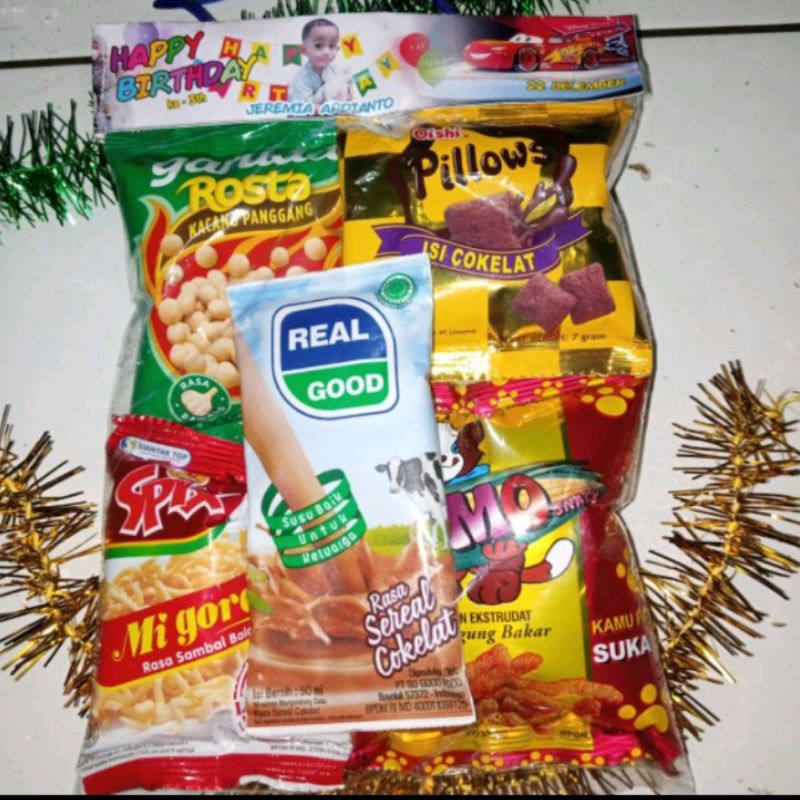 

Bingkisan Ulang Tahun Anak / Bingkisan Snack Ulang Tahun / Bingkisan Ultah Murah /
