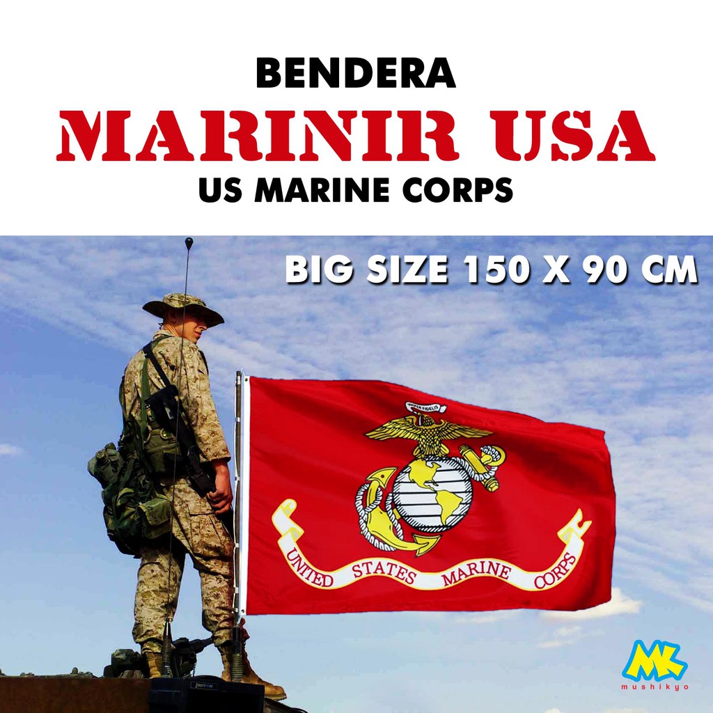 Bendera Korps Marinir Amerika / US Marine Flag