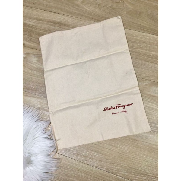 salvatore ferragamo shoes dustbag authntic