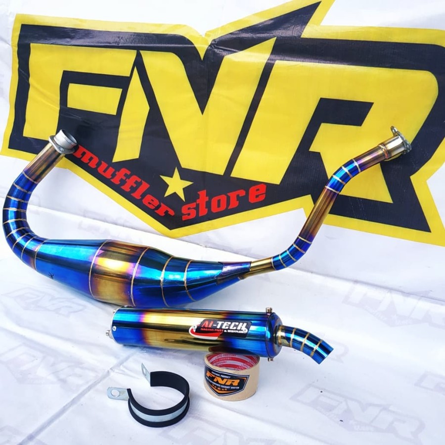 Knalpot AITECH Bluemoon Kidal NINJA R - RR - SS Cobra Style