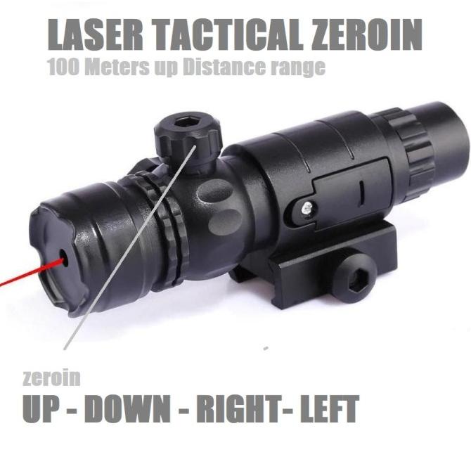Laser sight tactical red Dot bisa Zeroing untuk wgg AEg Nerf Star Seller