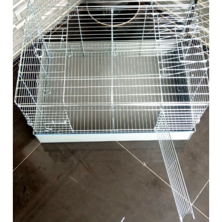 Kandang Kelinci Galvanis, Kucing, Anjing, Tupai Size P61 x L41 x T41-6