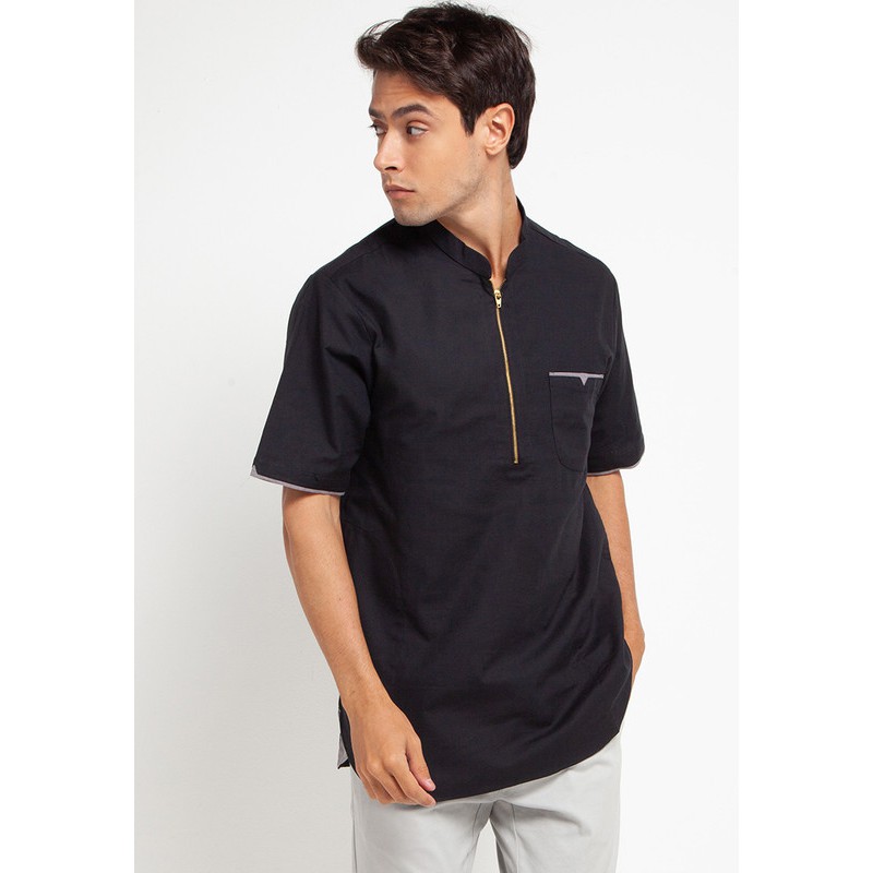 TWO-D by DHINI AMINARTI Kurta Pendek Black