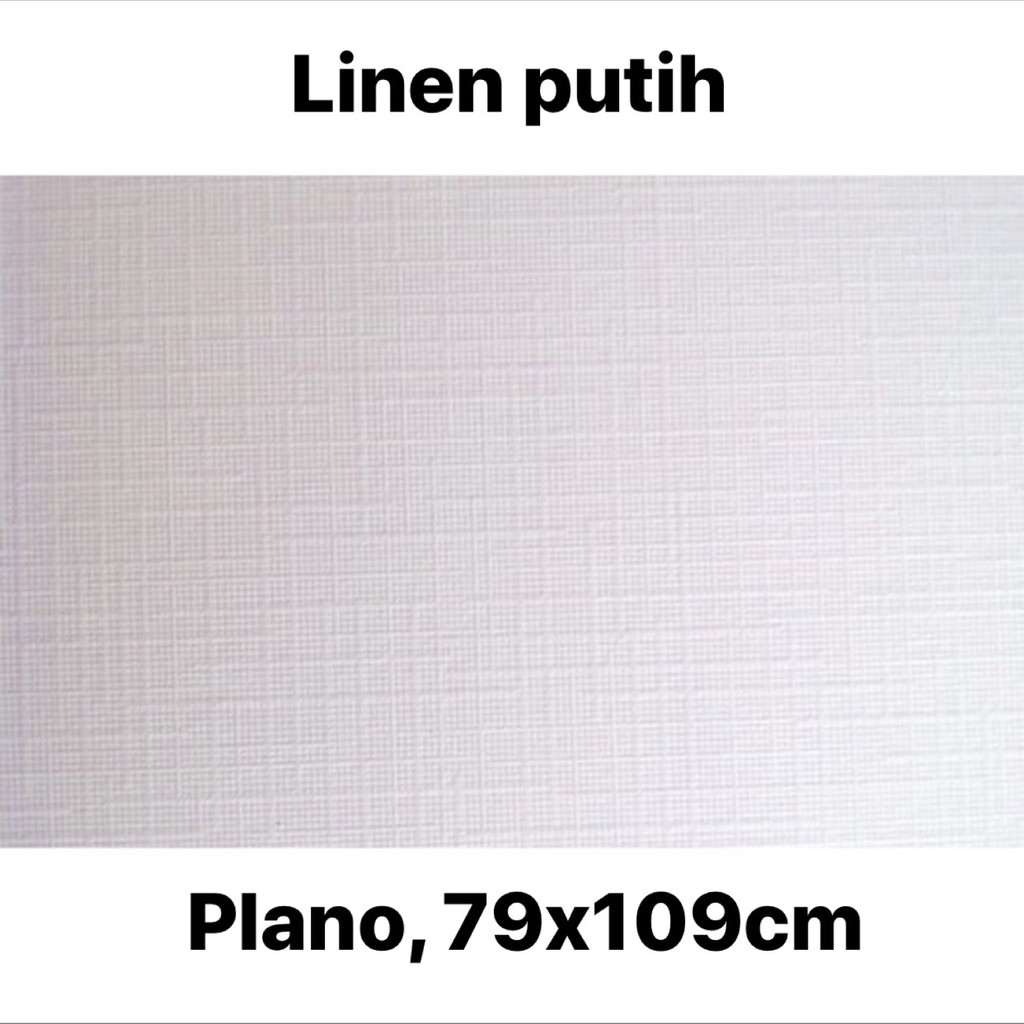 Kertas Linen Putih Plano 79x109cm