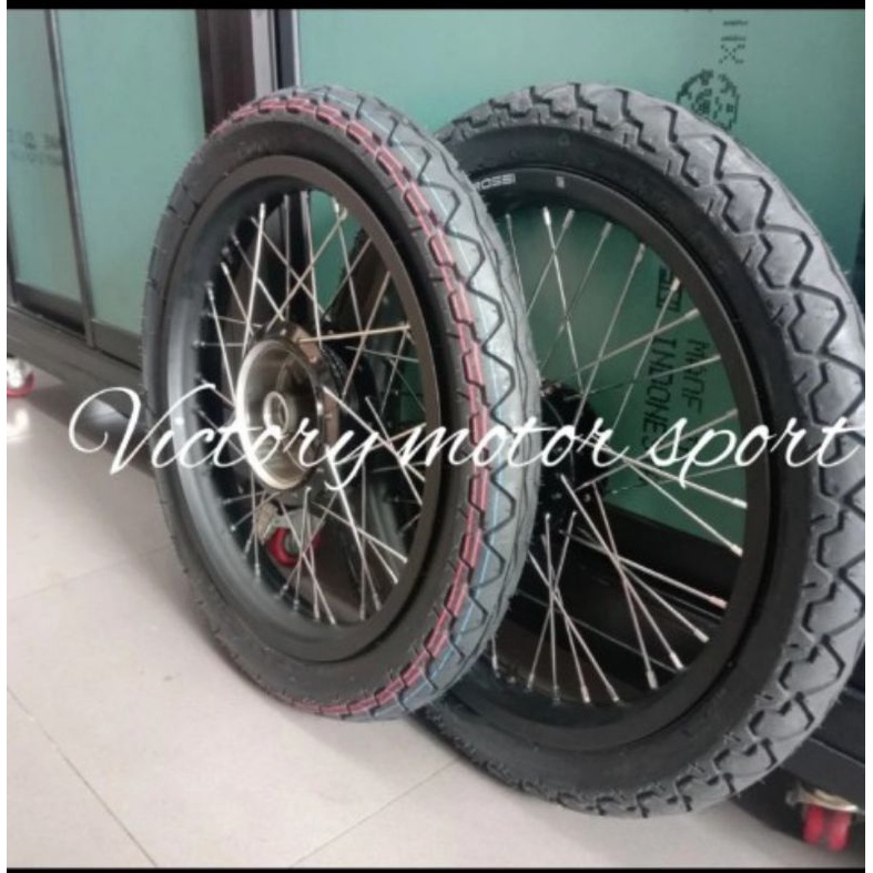 velg set jari jari RX king plus ban IRC tromol original rx king