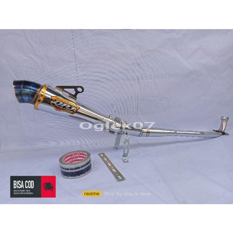 KNALPOT DPJ RACING ENGKER REVO / VEGA / SMASH / SUPRA / KAWASAKI BLITZ / KIRANA / SUPRA CINA / JUPIT
