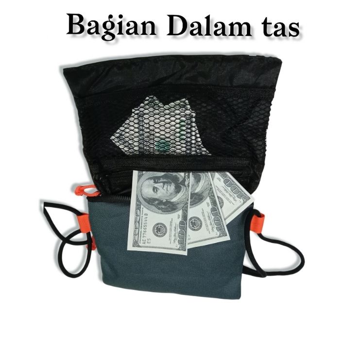 Esstore19_Tas Selempang Pria dan Wanita / Slingbag Casual Trendy Roger Series by Lokomoko