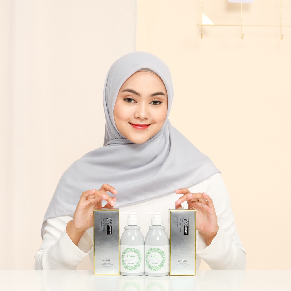 Sabun Lumpur Vulkanik Baisisi Whitening Mud Bath Milk Menghalusakan Dan Memutihkan Kulit Tubuh Original 100% BPOM