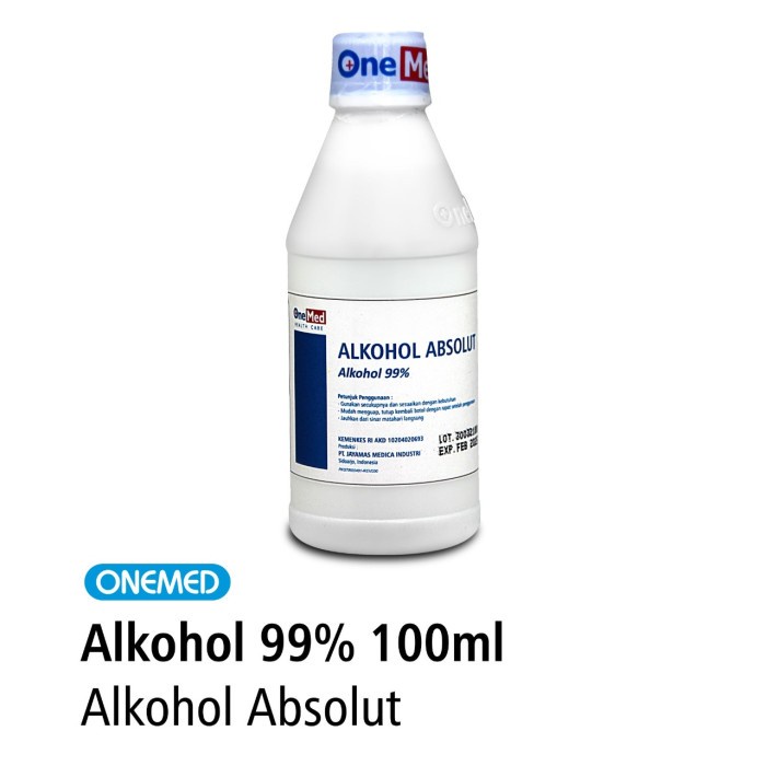 Alkohol 99% Alkohol Absolut 100 Ml OneMed OJB